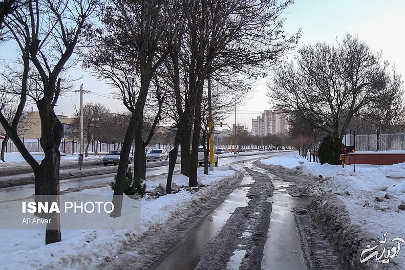 (تصاویر) اردبیل پس از ۱۰ روز بارش برف